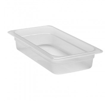 Bac en polypropylène translucide Cambro GN 1/3 profondeur 65mm Bac en polypropylène translucide Cambro GN 1/3 profondeur 65mm