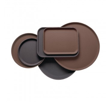 Plateau rectangulaire fibre de verre antidérapant Camtread Cambro noir 325 x 530mm Plateau rectangulaire fibre de verre antidérapant Camtread Cambro noir 325 x 530mm