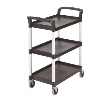 Chariot de service 3 niveaux noir Cambro Chariot de service 3 niveaux noir Cambro