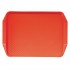 Plateau rectangulaire avec poignées en polypropylène Fast Food Cambro rouge 43 cm