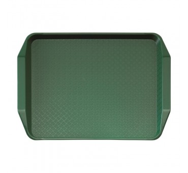 Plateau rectangulaire avec poignées en polypropylène Fast Food Cambro vert 43 cm Plateau rectangulaire avec poignées en polypropylène Fast Food Cambro vert 43 cm