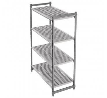 Unité de 4 étagères à claire-voie Cambro 540 x 1370 x 1830mm Unité de 4 étagères à claire-voie Cambro 540 x 1370 x 1830mm
