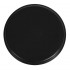 Plateau de service rond fibre de verre antidérapant Camtread Cambro noir 35,5 cm