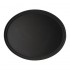 Plateau de service ovale fibre de verre antidérapant Camtread Cambro noir 60 cm