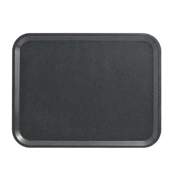 Plateau stratifié lisse Capri Cambro anthracite 430mm