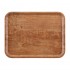 Plateau stratifié surface grainée Madeira Cambro olivier marron 46 cm