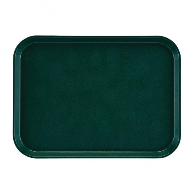Plateau rectangulaire antidérapant en fibre de verre EpicTread Cambro vert 415mm