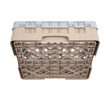 Casier à verres 25 compartiments Camrack Cambro beige hauteur max 92mm Casier à verres 25 compartiments Camrack Cambro beige hauteur max 92mm