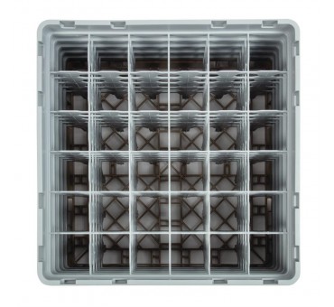 Casier à verres 36 compartiments Camrack Cambro beige hauteur max 257mm Casier à verres 36 compartiments Camrack Cambro beige hauteur max 257mm
