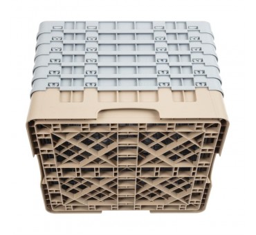 Casier à verres 36 compartiments Camrack Cambro beige hauteur max 298mm Casier à verres 36 compartiments Camrack Cambro beige hauteur max 298mm