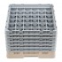 Casier à verres 36 compartiments Camrack Cambro beige hauteur max 298mm