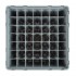 Casier à verres 49 compartiments Camrack Cambro beige hauteur max 257mm