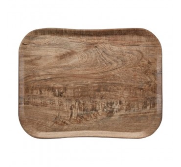 Plateau polyester Century aspect naturel bois Cambro olivier clair 330 x 430mm