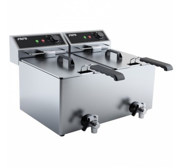 Friteuse électrique 2x8 litres vidange EF88V Friteuse électrique 2x8 litres vidange EF88V