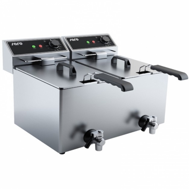 Friteuse électrique 2x8 litres vidange EF88V