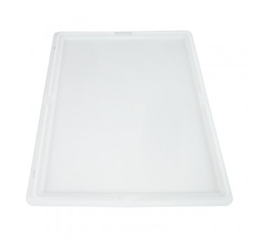 Couvercle pour boîte à pâte à pizza en polyéthylène Cambro 60x40x2cm Couvercle pour boîte à pâte à pizza en polyéthylène Cambro 60x40x2cm