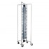 Porte-assiettes vertical professionnel 84 assiettes – Mobilier inox restauration