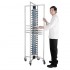 Porte-assiettes vertical professionnel 84 assiettes – Mobilier inox restauration
