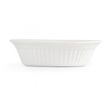 Plat à tourte ovale blanc Olympia Plat à tourte ovale blanc Olympia