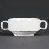 Bol à soupe avec anses blancs Olympia 115mm