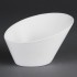 Bols ovales inclinés blancs Olympia 133 x 154mm