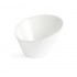 Bols ovales inclinés blancs Olympia 133 x 154mm