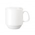 Mugs empilables blancs 284ml Olympia