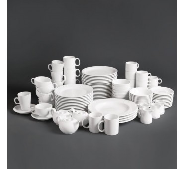 Tasses à cappuccino blanches 284ml Olympia Tasses à cappuccino blanches 284ml Olympia