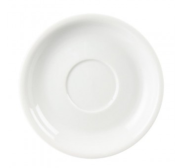 Soucoupes pour tasses à cappuccino blanches 160mm Olympia Soucoupes pour tasses à cappuccino blanches 160mm Olympia