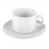 Soucoupes empilables blanches Olympia