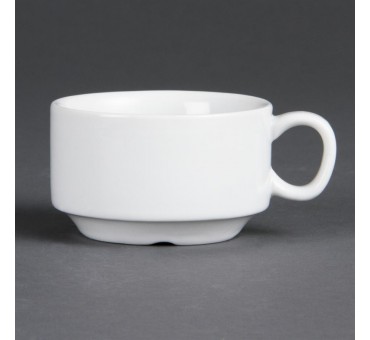 Tasse à espresso empilable blanche Olympia Tasse à espresso empilable blanche Olympia