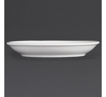 Soucoupe pour tasse à espresso empilable blanche Olympia Soucoupe pour tasse à espresso empilable blanche Olympia