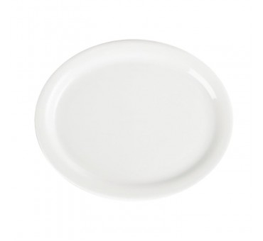 Assiettes ovales blanches Olympia 204mm Assiettes ovales blanches Olympia 204mm