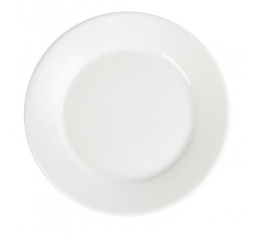 Assiettes à bord large blanches Olympia 230mm Assiettes à bord large blanches Olympia 230mm