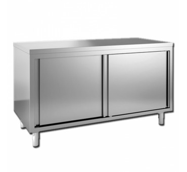 Placard bas inox portes coulissantes profondeur 700 COMB Placard bas inox portes coulissantes profondeur 700 COMB