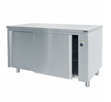 Table armoire inox 700 Chauffante avec portes coulissantes Table armoire inox 700 Chauffante avec portes coulissantes