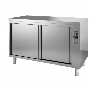 Table armoire inox 700 Chauffante avec portes battantes COMB Table armoire inox 700 Chauffante avec portes battantes COMB