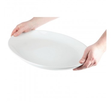 Assiette creuse ovale Olympia 500 x 290mm Assiette creuse ovale Olympia 500 x 290mm