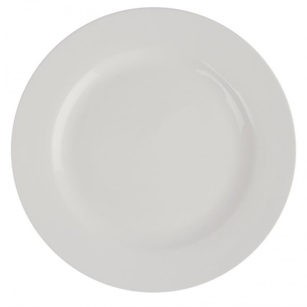 Assiettes rondes à bord large Olympia Lumina 200mm