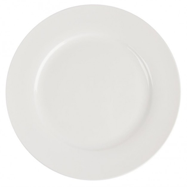 Assiettes rondes à bord large Olympia Lumina 270mm