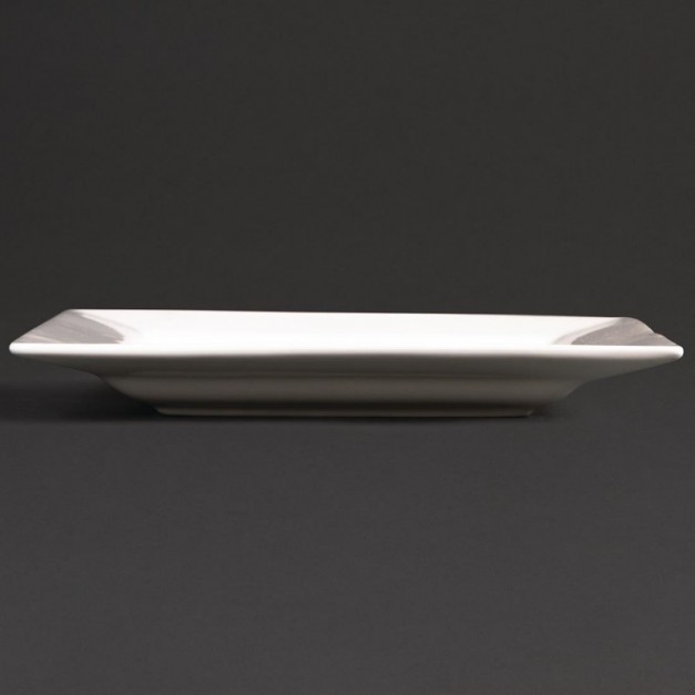 Assiettes carrées Olympia Lumina 170mm