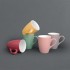 Mug pastel mat en porcelaine Olympia rouge 320ml