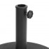 Pied de parasol en béton noir Bolero avec adaptateur 48/38mm