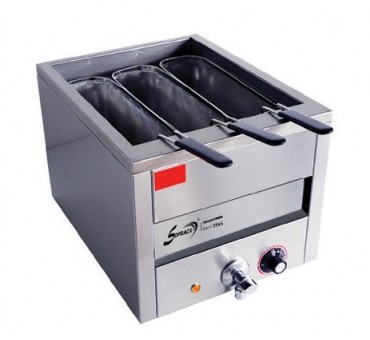 Cuiseur à pâtes - 3 paniers profonds - Cuve de 15 litres - 21202 + PAN03 Cuiseur à pâtes - 3 paniers profonds - Cuve de 15 litres - 21202 + PAN03