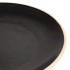 Assiettes coupes noir mat Olympia Canvas 27 cm