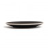 Assiettes coupes noir mat Olympia Canvas 27 cm