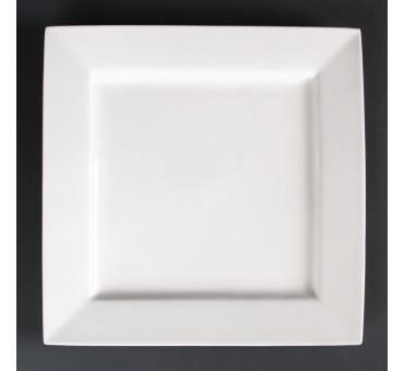 Assiettes carrées Olympia Lumina 265mm