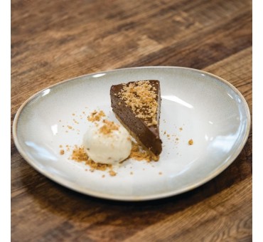 Assiettes plates sable Birch Olympia 20,5 cm (x6)