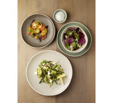 Assiettes plates verte Chia Olympia 20,5 cm (x6)