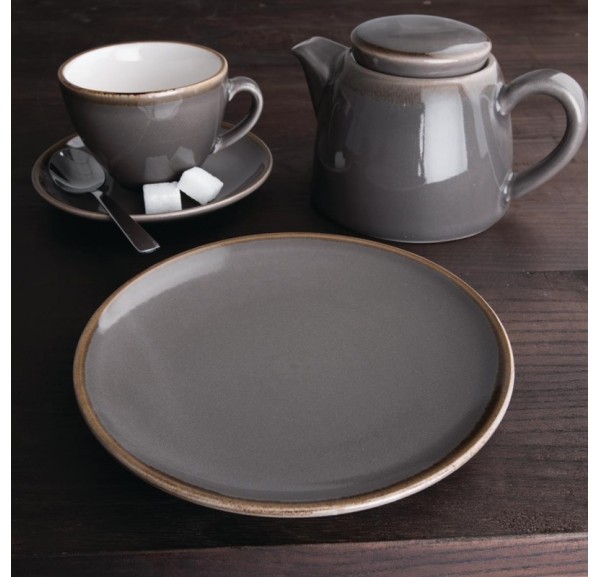 Lot De 6 Assiettes Plates En Verre Opale 22 Cm - Design Victionary Avec Définition Humoristique - Micro-ondes Et Lave-vaisselle - 5